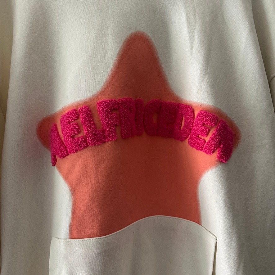 Aelfric Eden Vintage 3d Embroidery Eden Star V303 Hoodie Cream Xl — image 3 of 8